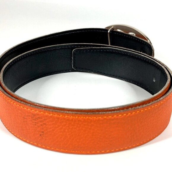 HERMES Double H logo buckle Belts Accessories belt Leather 